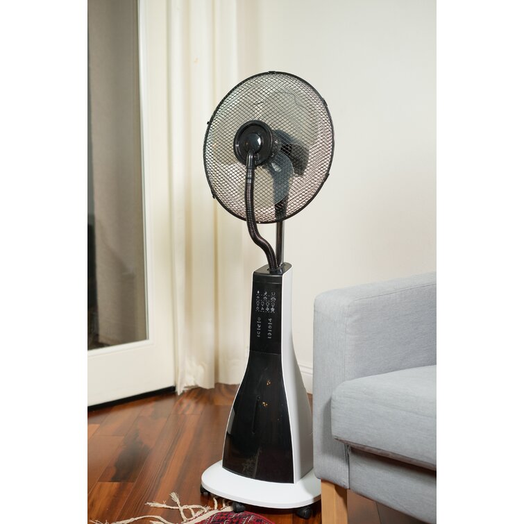 Pedestal shop table fan